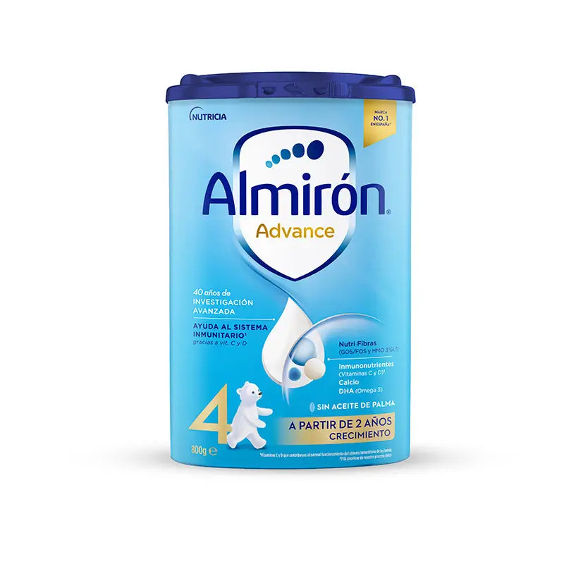 Almirón Advance 4, Leche de Crecimiento en Polvo para Bebé desde los 24 Meses, 800g