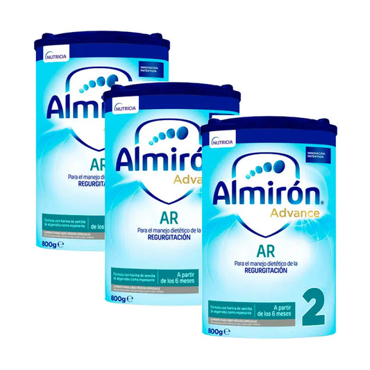 Almirón Advance AR2 Leche Anti Regurgitación, Desde 6 Meses, 3 X  800g