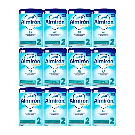 Almiron Advance Ar2, Leche De Fórmula Para Bebé Anti Regurgitación, Desde 6 Meses , 12 x 800 gr