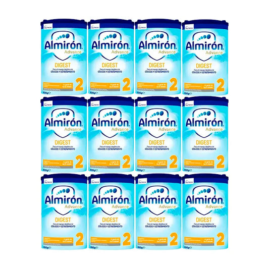 Almiron Advance Digest 2 Leche Fórmula En Polvo, Desde Los 6 Meses , 12 x 800 gr