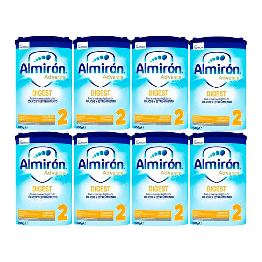 Almiron Advance Digest 2 Leche Fórmula En Polvo, Desde Los 6 Meses , 8 x 800 gr