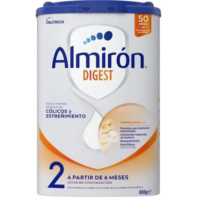 Almirón Advance Digest 2 Leche Fórmula En Polvo, Desde Los 6 Meses, color Único, 800 g