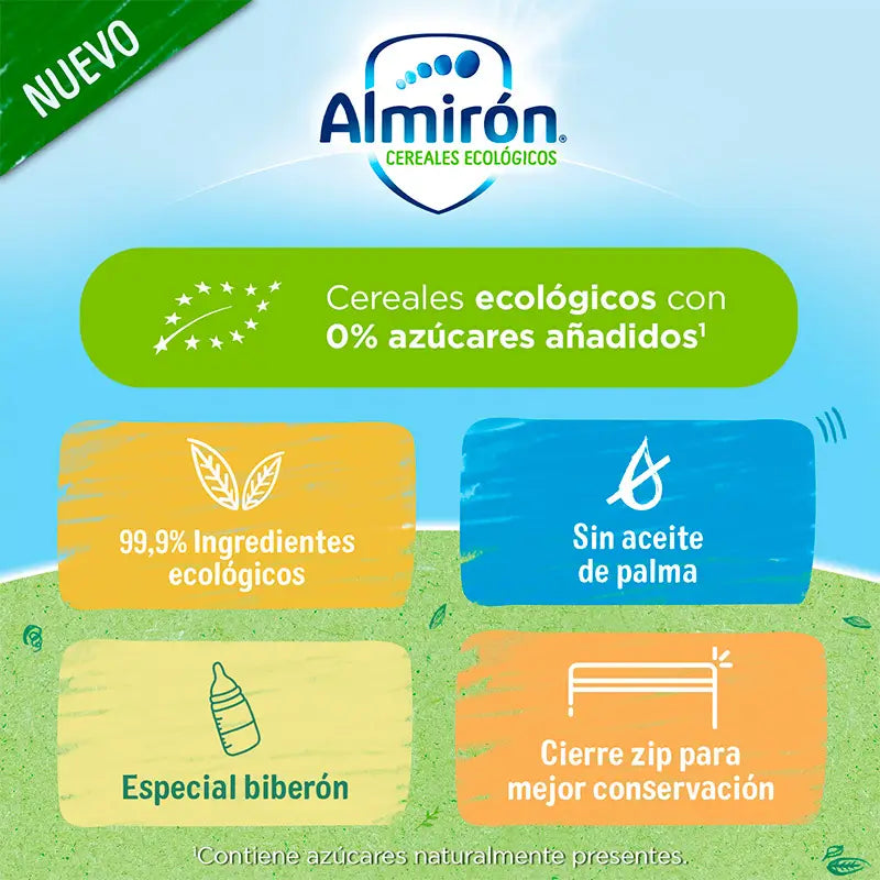 Almirón Cereales Infantiles Ecológicos Multicereales, 200g