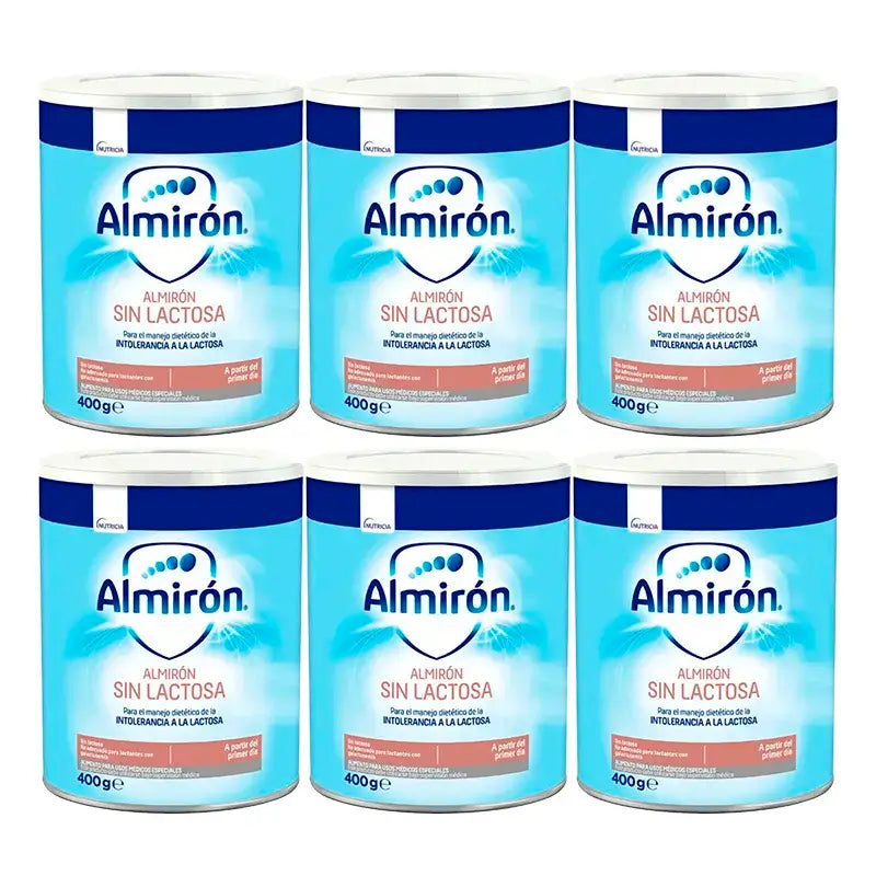 Almiron Sin Lactosa , 6 x 800 gr