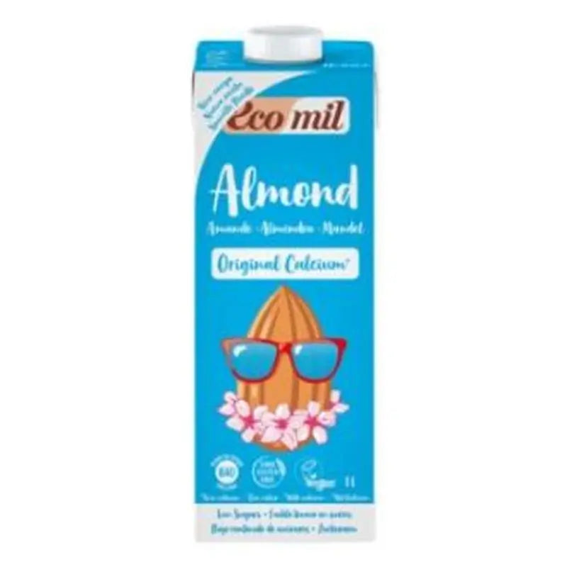 Almond Ecomil  Bebida De Almendras Calcio Original 1L 6Ud