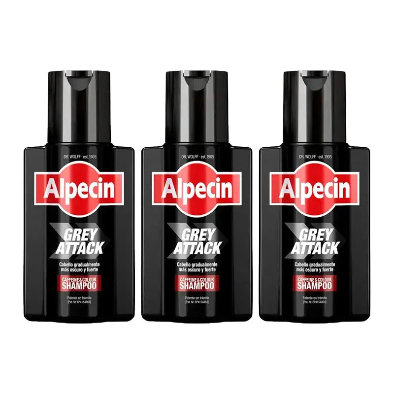 Alpecin Grey Attack, 3 X 200  Ml