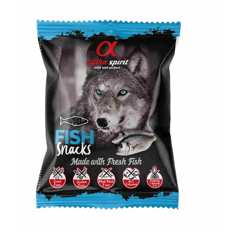 Alpha Spirit Canine Pescado Snacks 24X50Grs