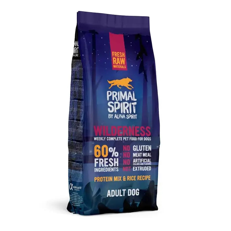 Alpha Spirit Canine Primal 60% Wilderness 12Kg