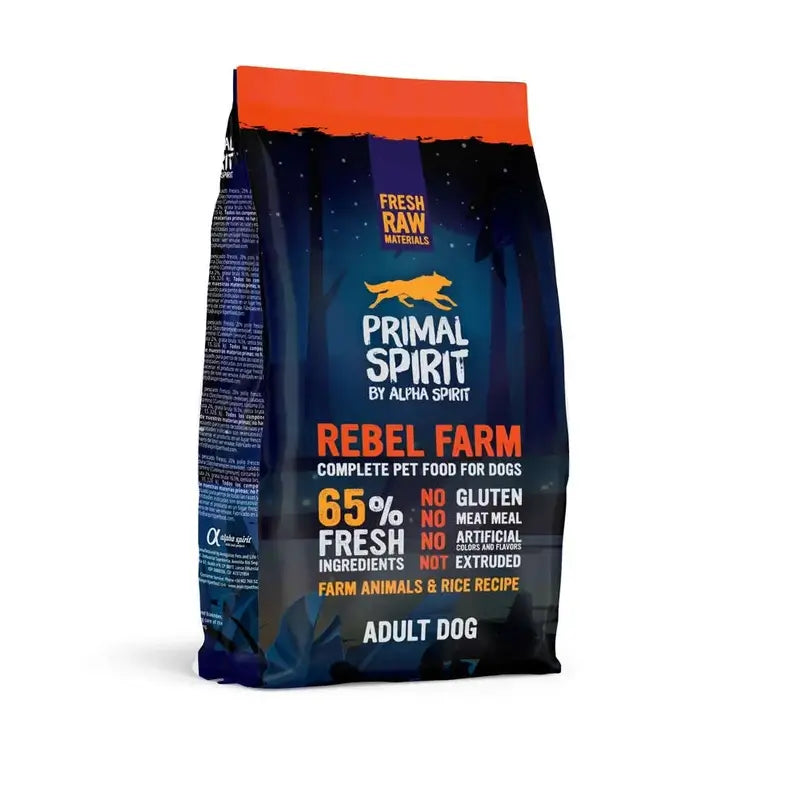 Alpha Spirit Canine Primal 65% Rebel Fram 1Kg