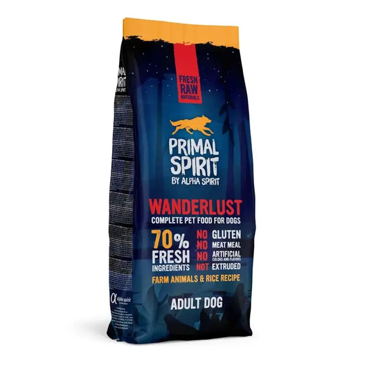 Alpha Spirit Canine Primal 70% Wanderlust 12Kg