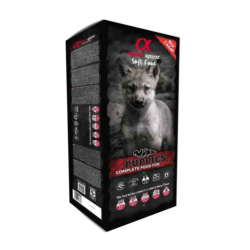 Alpha Spirit Canine Puppy Semihumedo Caja 9Kg