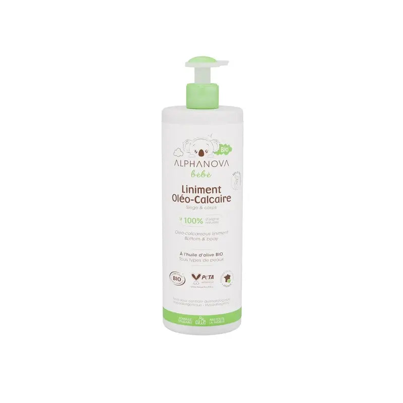 Alphanova Crema De Linimento Bio 4 En 1 Bebe, 400 ml