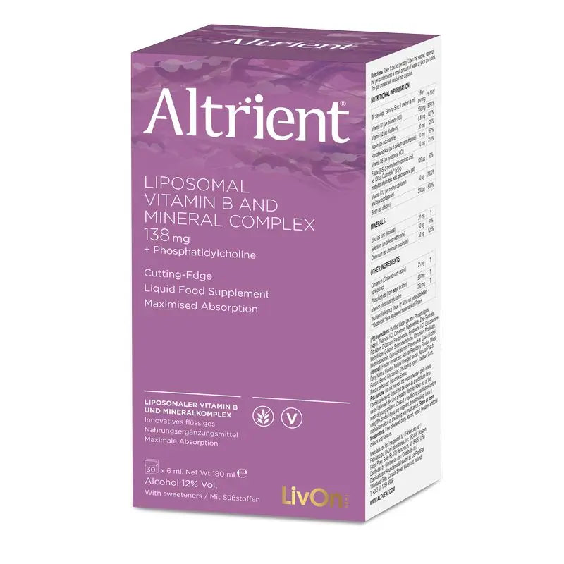 Altrient B Complejo De Vitamina B Minerales, 240 gr