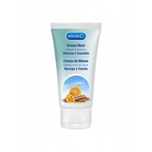 Alvita Crema De Manos Naranja Y Canela, 100 ml