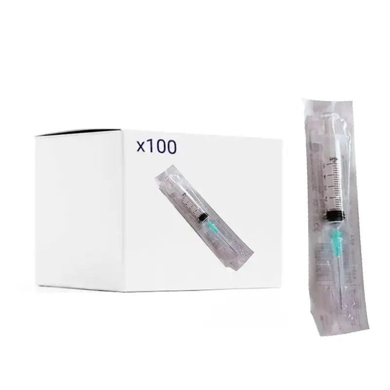 Alvita Pack Jeringa Con Aguja Estéril 5 Ml (0,8X40Mm), 100 Uds