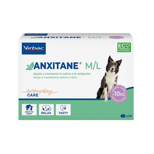 Virbac Anxitane M/L 30 Comprimidos