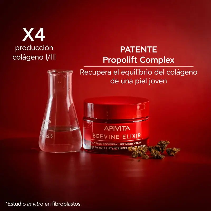 Apivita Beevine Elixir Crema Facial Antiarrugas, Reafirmante Y Contornos Más Definidos , 50 ml