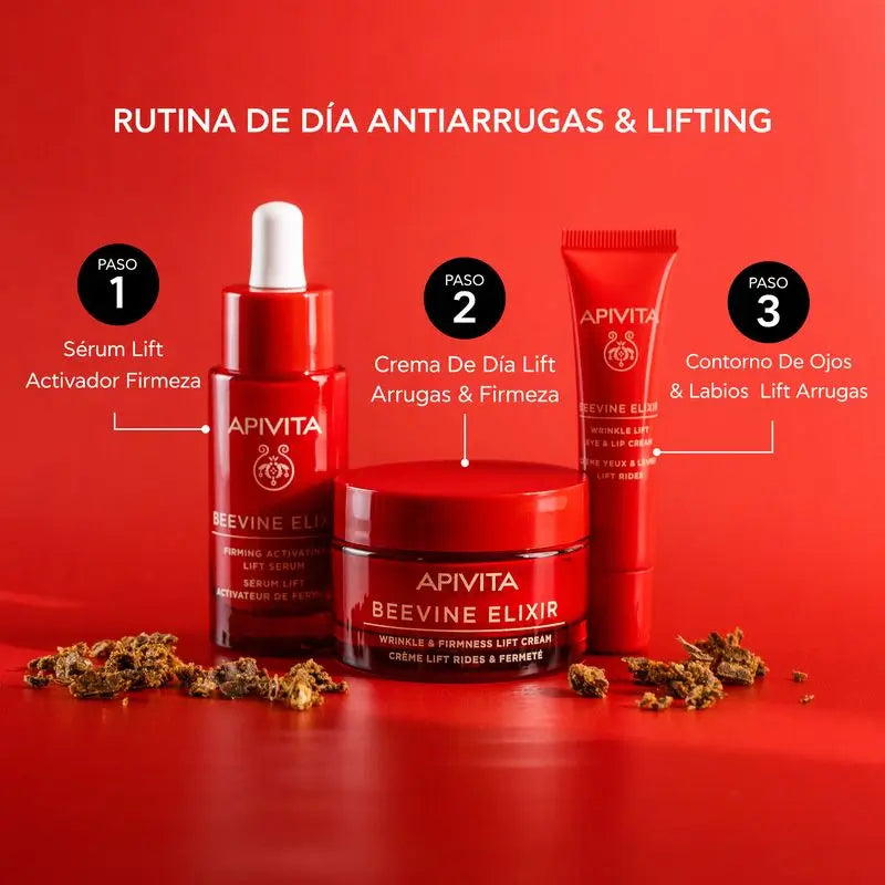 Apivita Beevine Elixir Crema Facial Contornos Más Definidos Y Hidratación , 50 ml