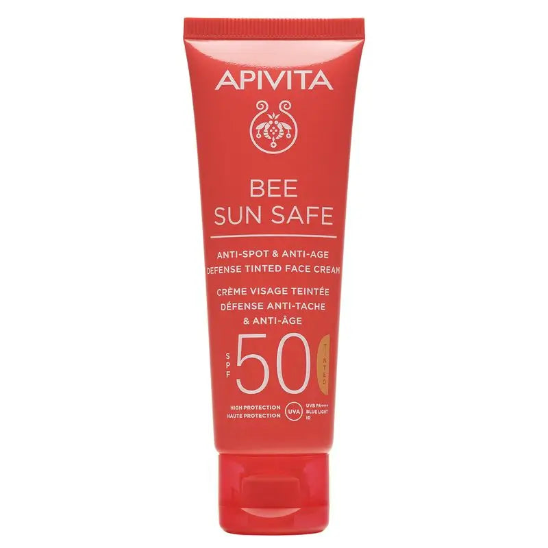 Apivita Crema Antiedad Y Antimanchas Con Color Spf50