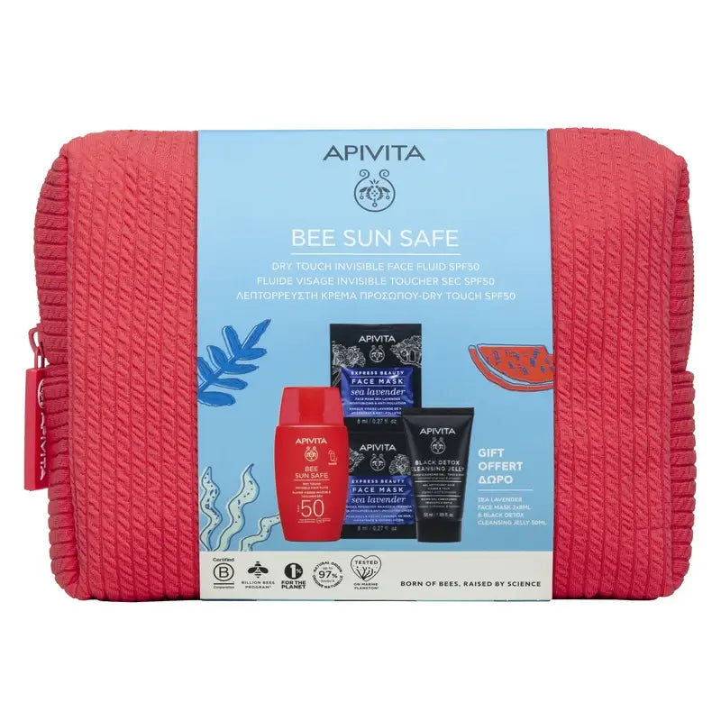 Apivita Fluido Facial Invisible Toque Seco Spf50 + Regalo