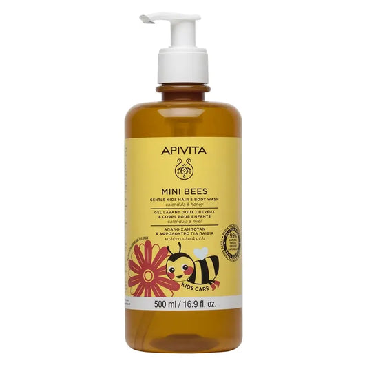 APIVITA Gel Champú Suave para NIños, 500 ml