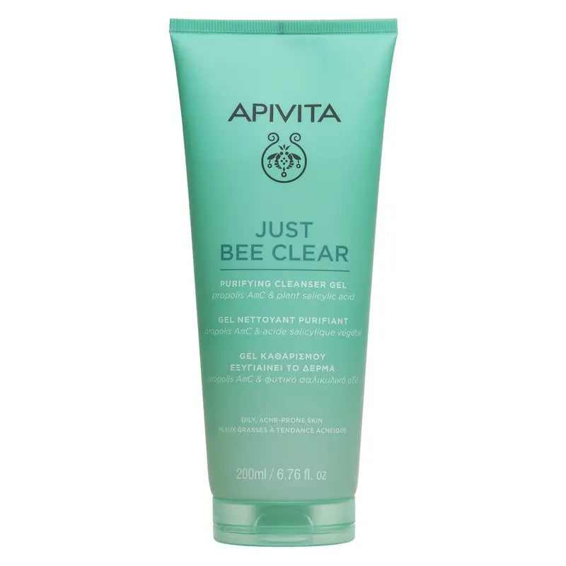 Apivita Gel Limpiador Purificante Just Bee Clear, 200 ml