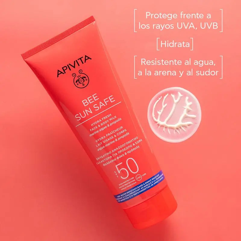 APIVITA Hydra Fresh Leche SPF 50 Formato Viaje 100 ml