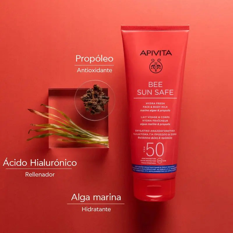 APIVITA Hydra Fresh Leche SPF 50 Formato Viaje 100 ml