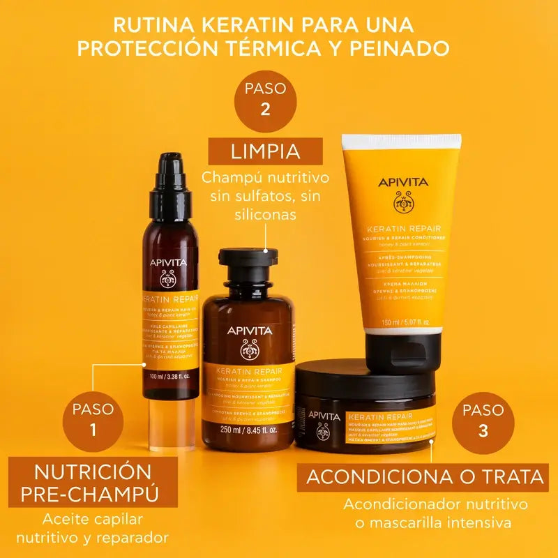 Apivita Keratin Repair Aceite Capilar