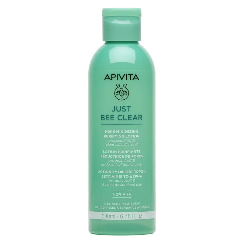 Apivita Loción Purificante Minimizador De Poros Just Bee Clear, 200 ml