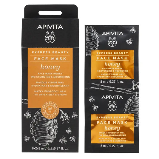 APIVITA Express Beauty Mascarilla Hidratante & Nutritiva con Miel