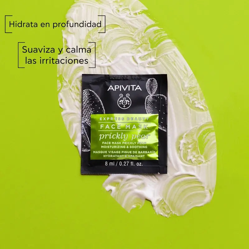 APIVITA Express Beauty Mascarilla Hidratante con Higo Chumbo