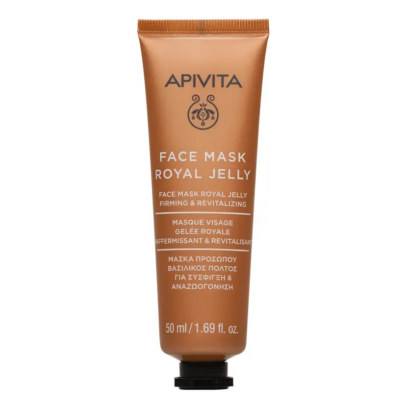 APIVITA Mascarilla Facial Nutritiva Firmeza Gold con Jalea Real 50 ml