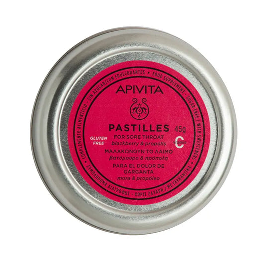 APIVITA Pastillas con Mora & Propóleo