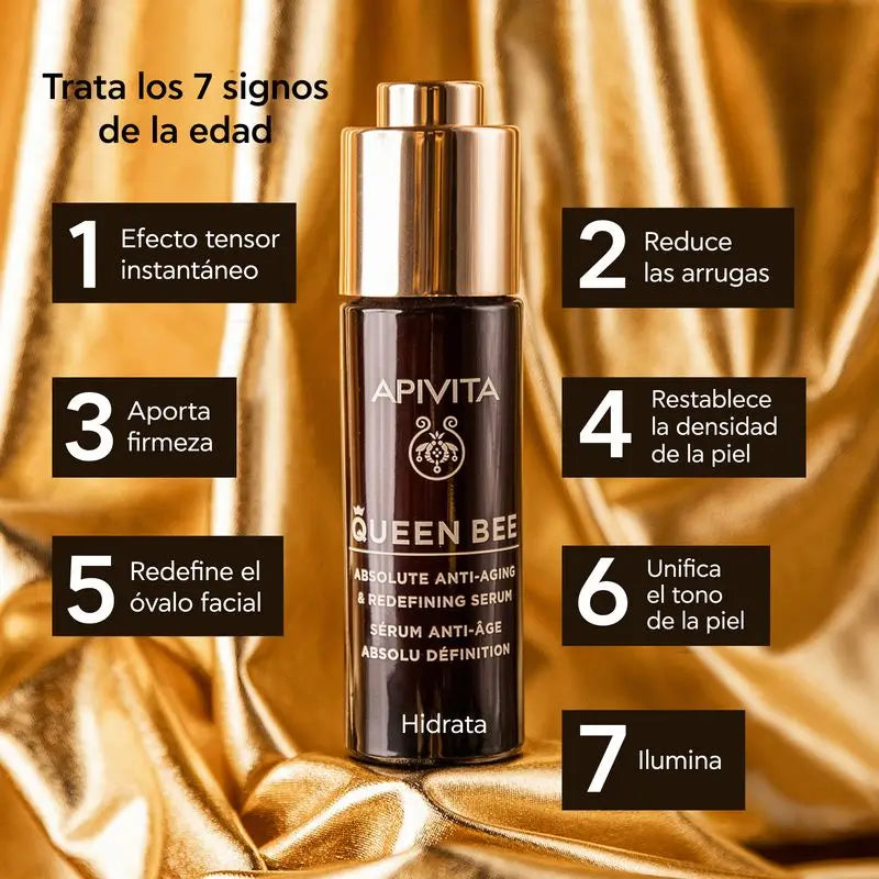 APIVITA Queen Bee Sérum Redensificante Antiedad Absoluto 30 ml