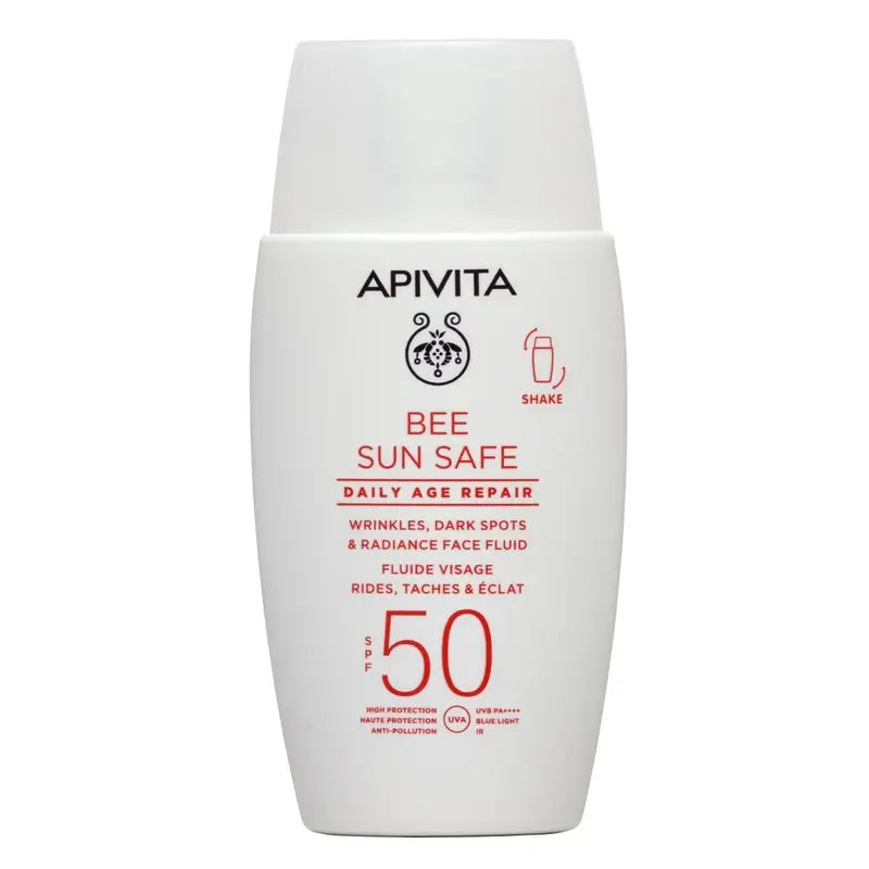 Apivita Reparación Antiedad Diaria Spf50 Fluido Facial, 50 Ml