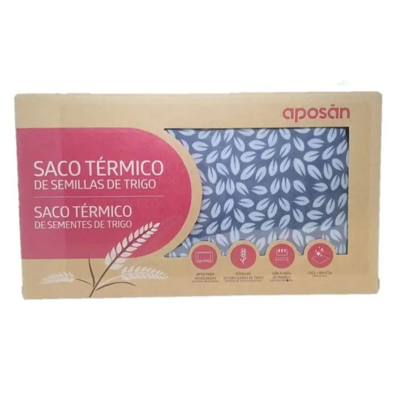 APOSAN Saco De Semilla De Trigo, Gris