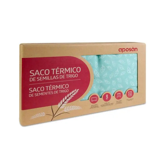 APOSAN Saco De Semilla De Trigo, Turquesa