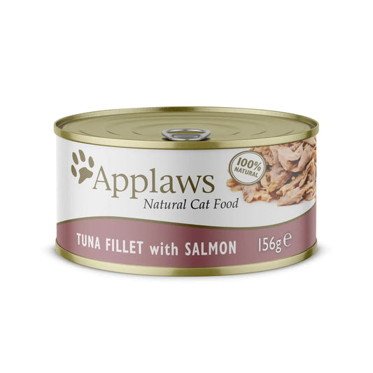 Applaws Cat Lata Filete Atun Salmon En Caldo 24X156Gr