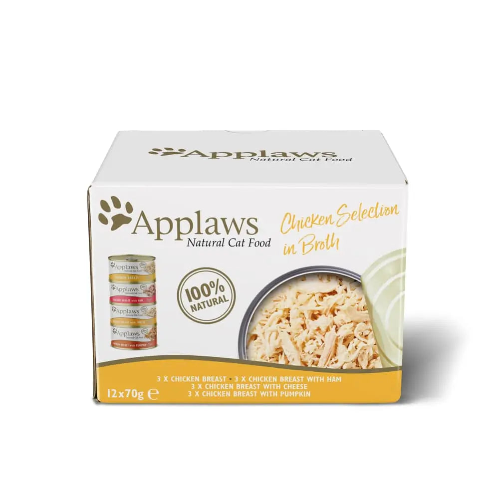 Applaws Cat Lata Pollo Con Queso 24X70Gr