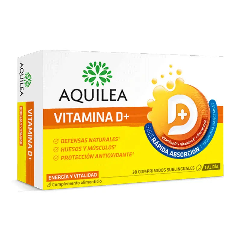 Aquilea Vitamina D+ 30 comprimidos Sublinguales