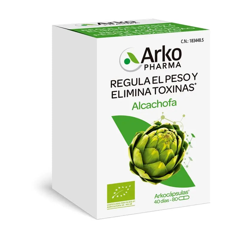 Arkocápsulas Alcachofa Bio 80 Cápsulas Arkopharma