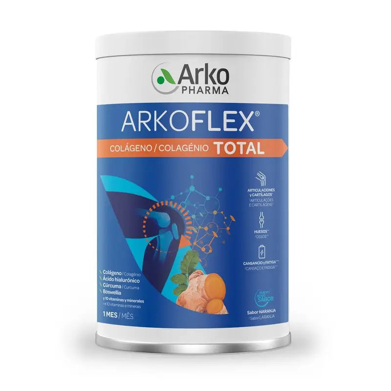 Arkoflex Colágeno Total sabor Naranja 390gr - Arkopharma