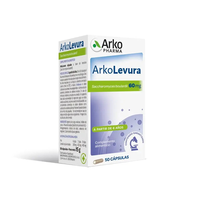 Arkolevura Saccharomyces Boulardii 50 Cápsulas Arkopharma