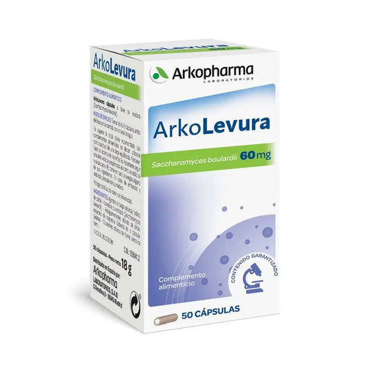 Arkolevura Saccharomyces Boulardii 50 Cápsulas Arkopharma