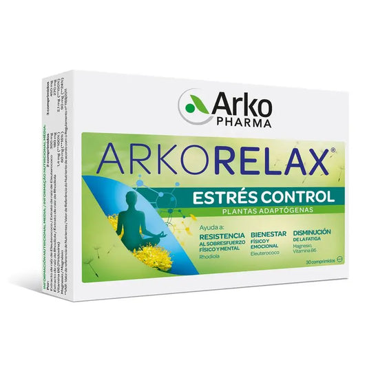 Arkorelax Estrés Control 30 Comprimidos Arkopharma