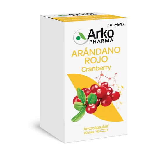 Arkocápsulas Arándano Rojo (Cranberry) 45 Cápsulas Arkopharma