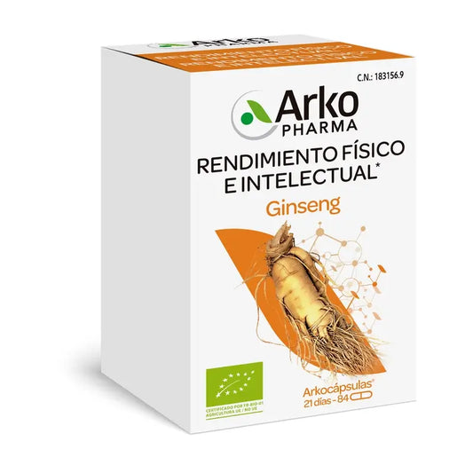 Arkocápsulas Ginseng Bio 84 Cápsulas Arkopharma