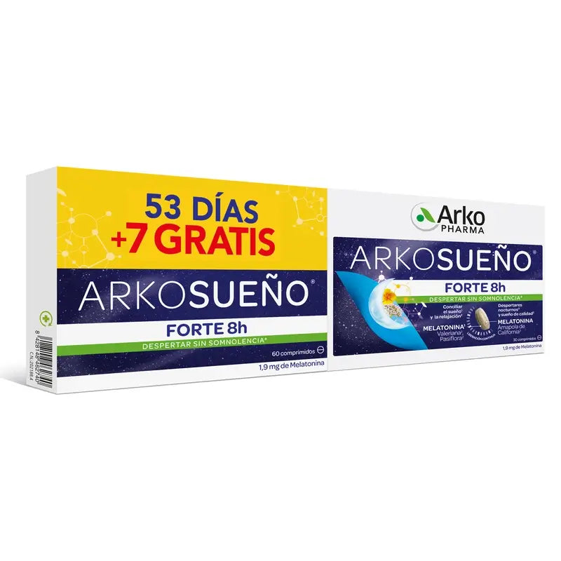 Arkosueño Forte 8H Bicapa 2x30 Comprimidos - Arkopharma