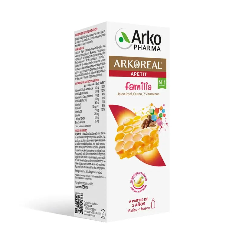 Arkopharma Arkoreal Jalea Real Apetit Junior Jarabe, 150ml